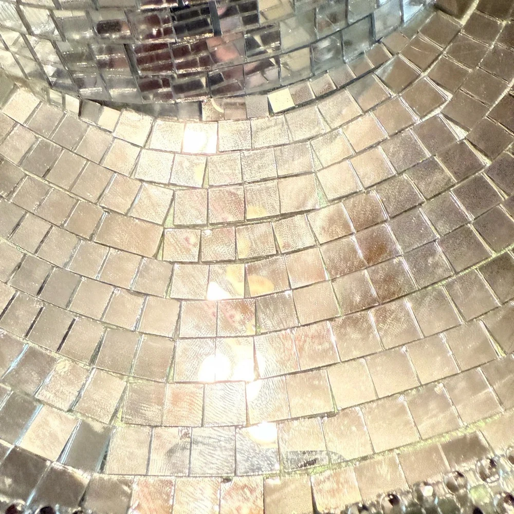 Silver Disco Cowboy Hat